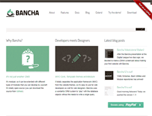 Tablet Screenshot of getbancha.com